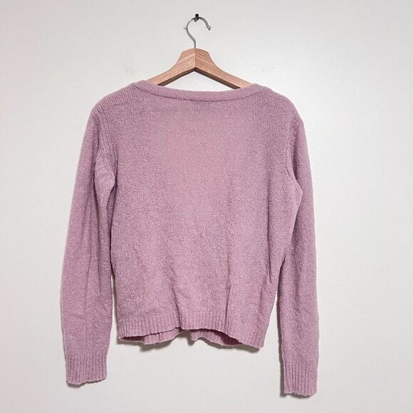 Toad & Co. Wool Blend Cappuccino Boucle Ballet Wrap Sweater Size Small - Picture 5 of 7